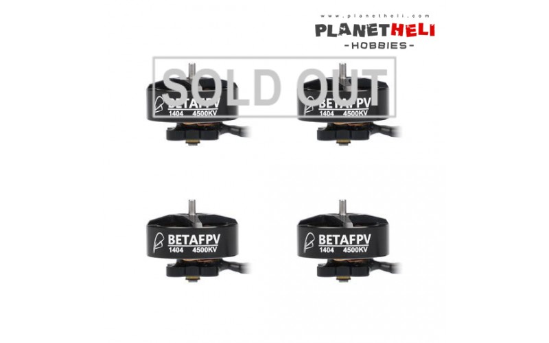 BETAFPV 1404 4500KV Brushless Motors (4 Pcs)